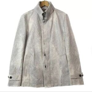 Tornado Mart 21Ss T/C Faux Suede Back Collar Jacket Hairline Pattern Hiyo Gray M